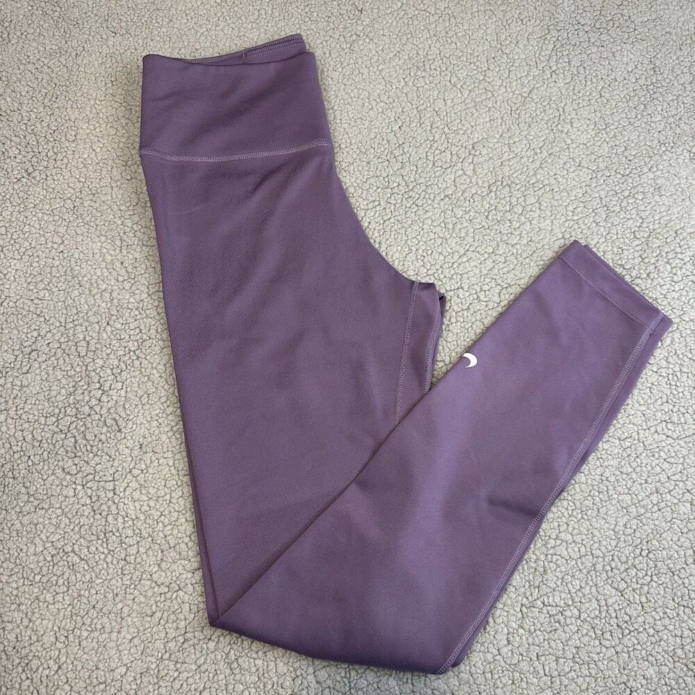 Nike Dri-FIT Leggings Small Purple Athletic Workout Pants Stretch Activewear